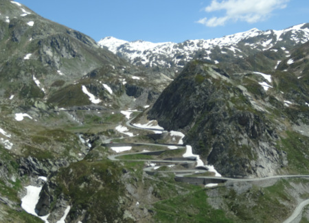 Passstrasse zum Gotthard