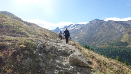 Wanderung oberhalb von Zermatt