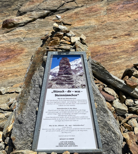 Steinmänchen bei Saas Grund